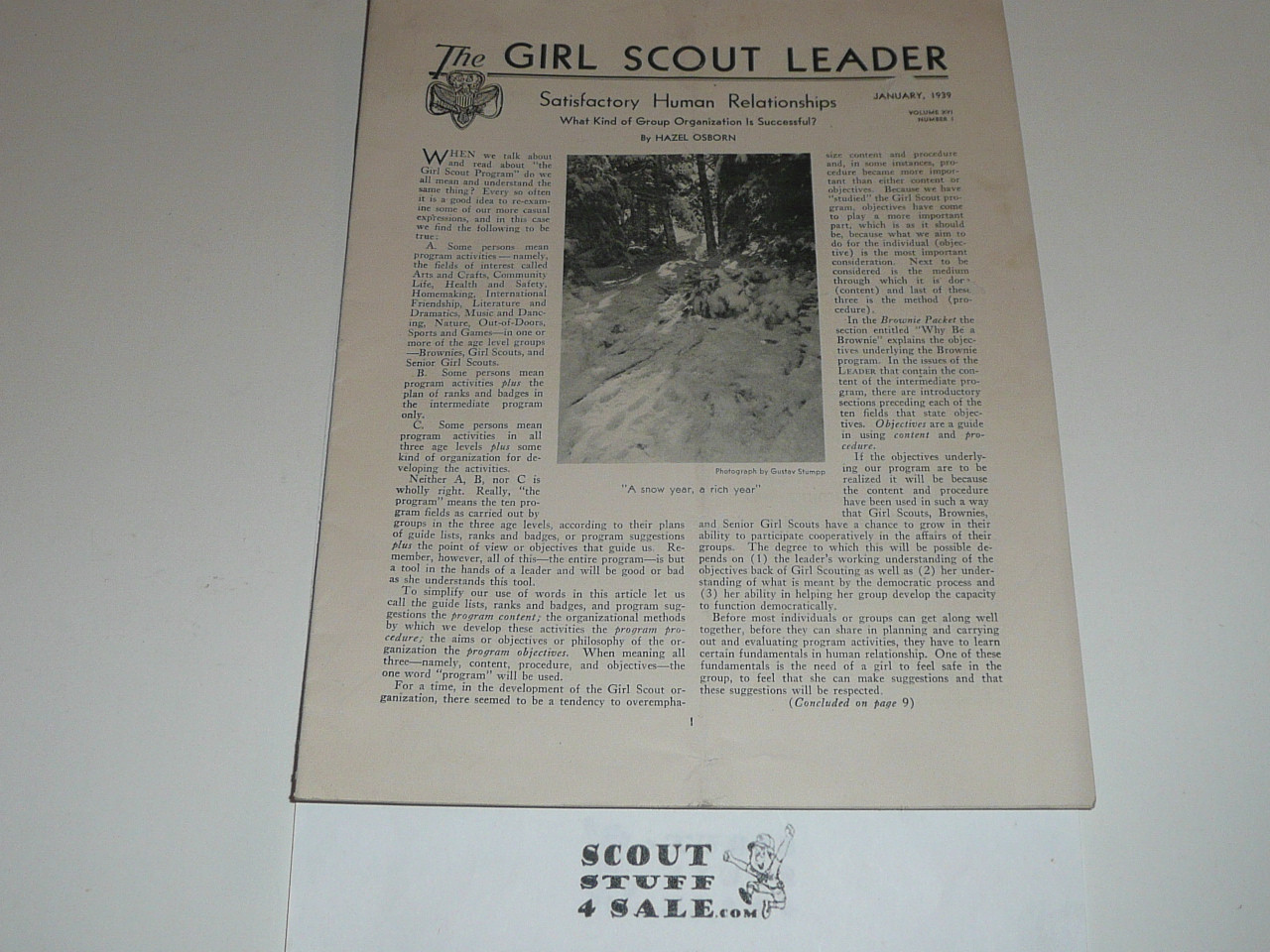 1939, January The Girl Scout Leader's Magazine