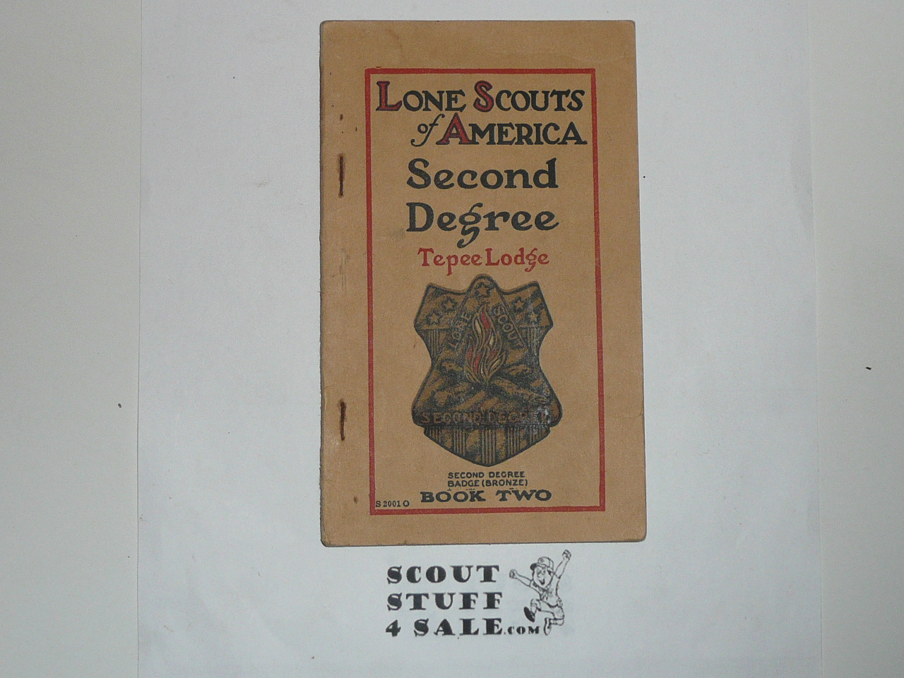 Lone Scout Second Degree Book, 1920's pre BSA merger
