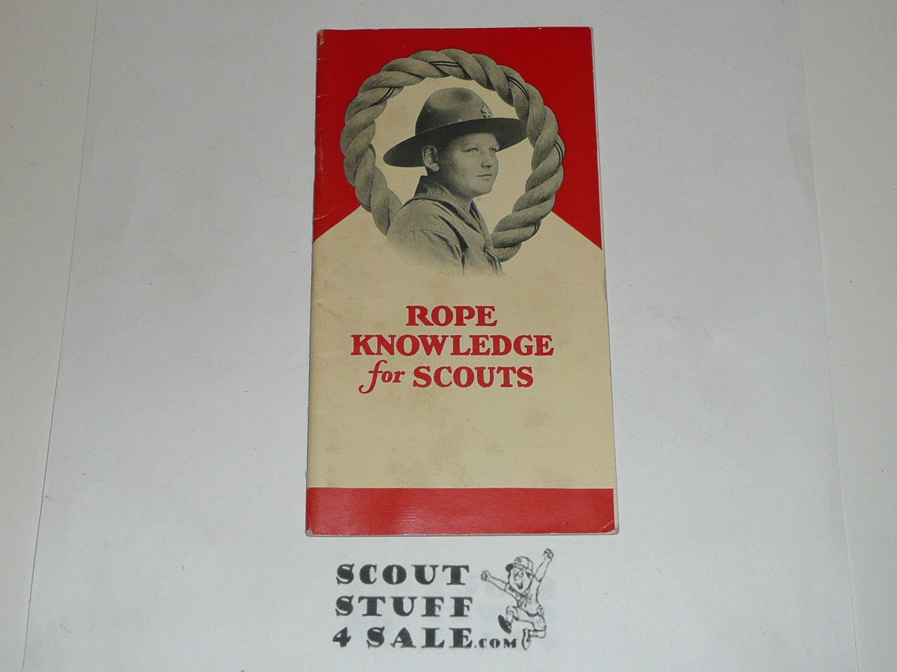 Rope Knowledge for Scouts, 1933 by Columbian Rope Company, 34 pages,