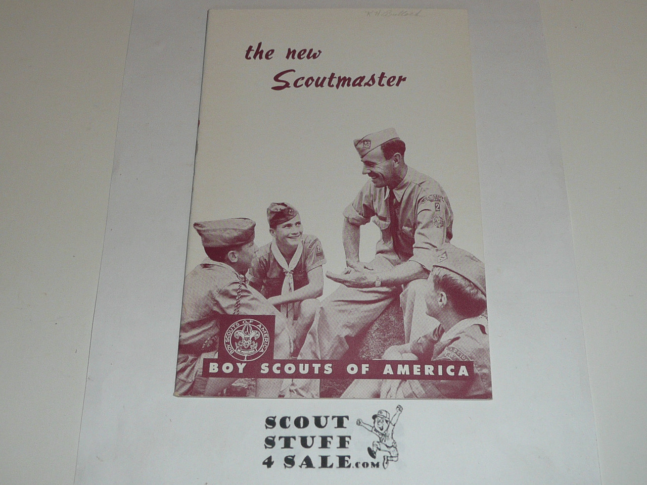 The Scoutmaster in a new Troop Pamphlet, Boy Scouts of America, 4-63 printing