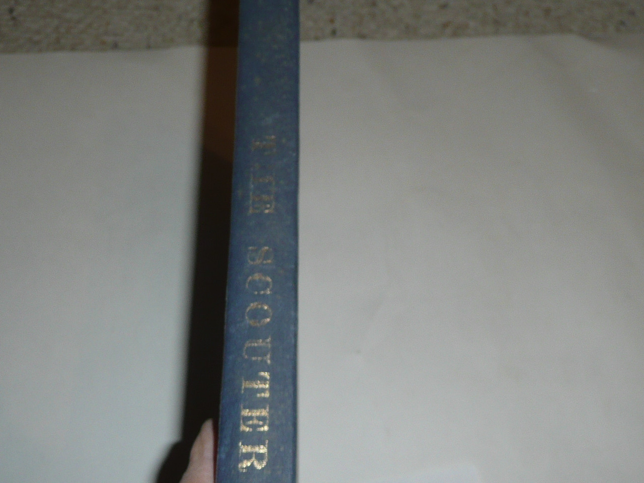1940 Bound volume of "The Scouter", United Kingdom Scout Leader Magazine, water damage to covers only