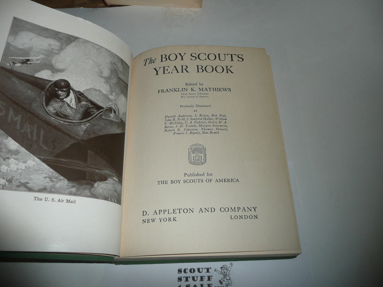 1928 The Boy Scout Year Book, by Frank Mathiews