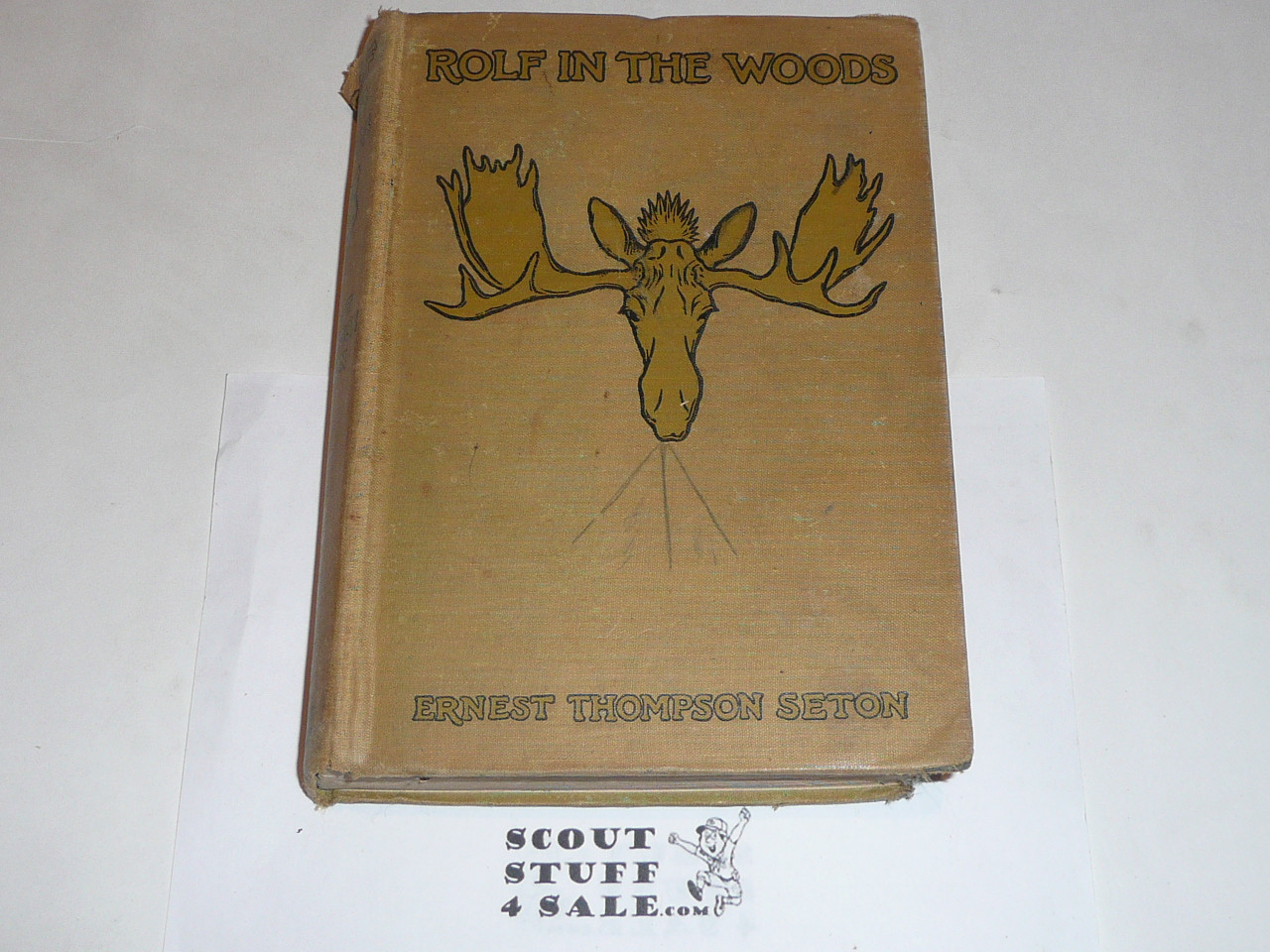 1911 Rolf in the Woods, By Ernest Thompson Seton, first printing, dedicated to the Boy Scouts of America, some wear