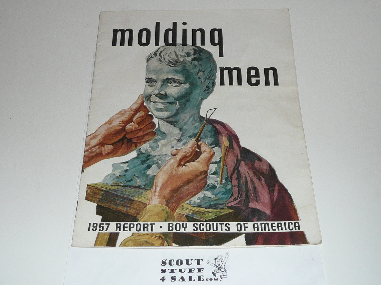 1957 Molding Men Pamphlet, Boy Scouts of America Report