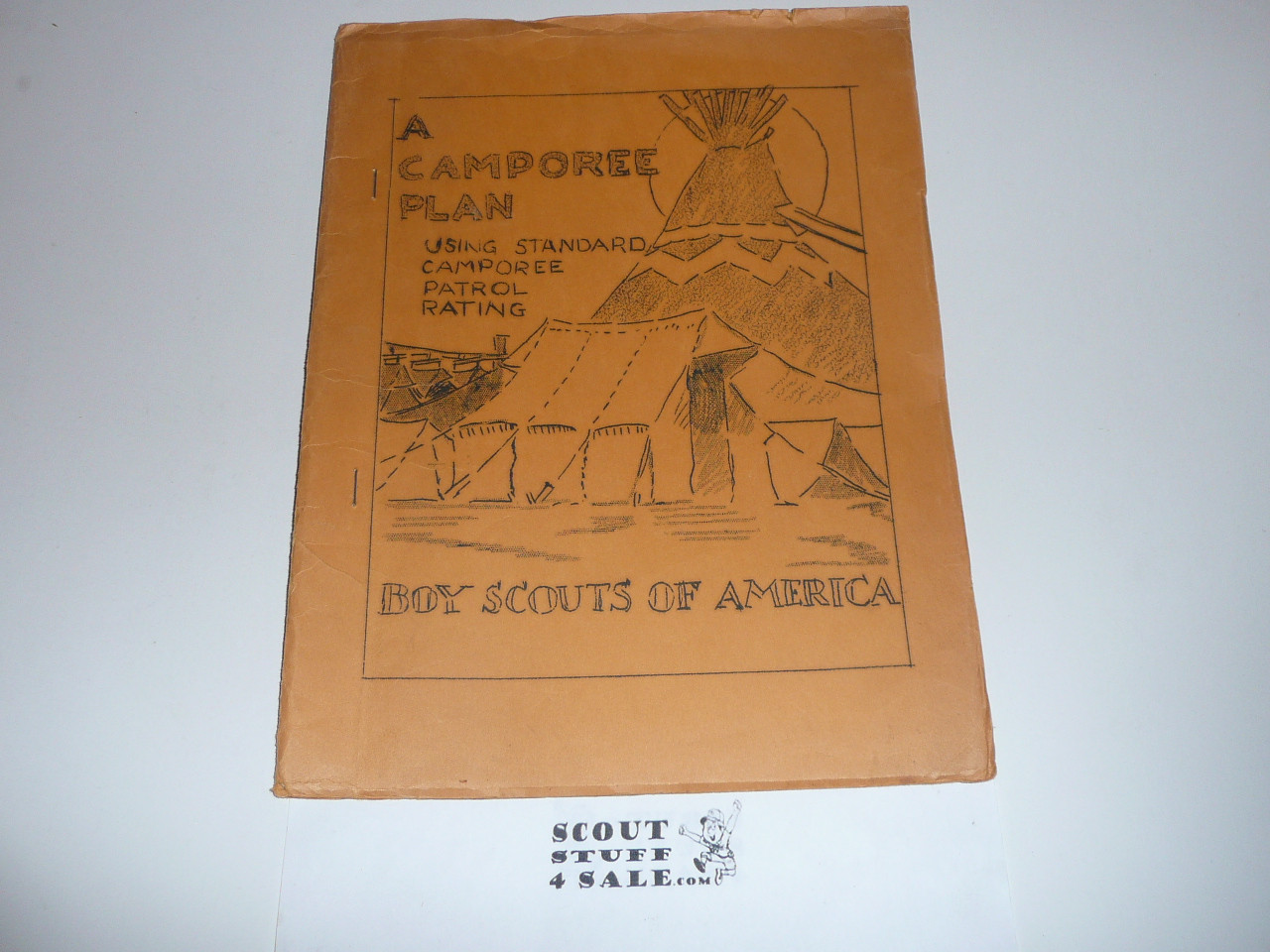 1934 A Camporee Plan, Boy Scouts of America, 23 numbered pages