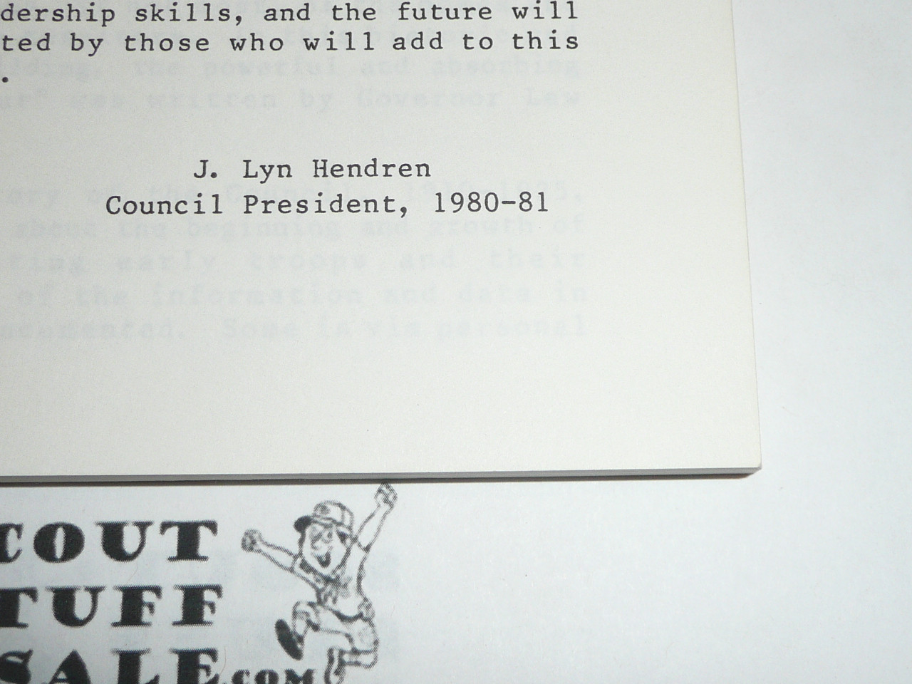 History of Great Southwest Council 1910-1981, Boy Scouts of America
