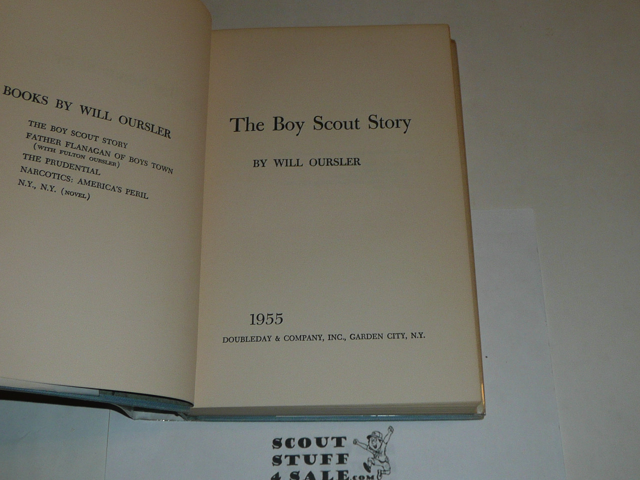 The Boy Scout Story, By Will Oursler, 1955 printing