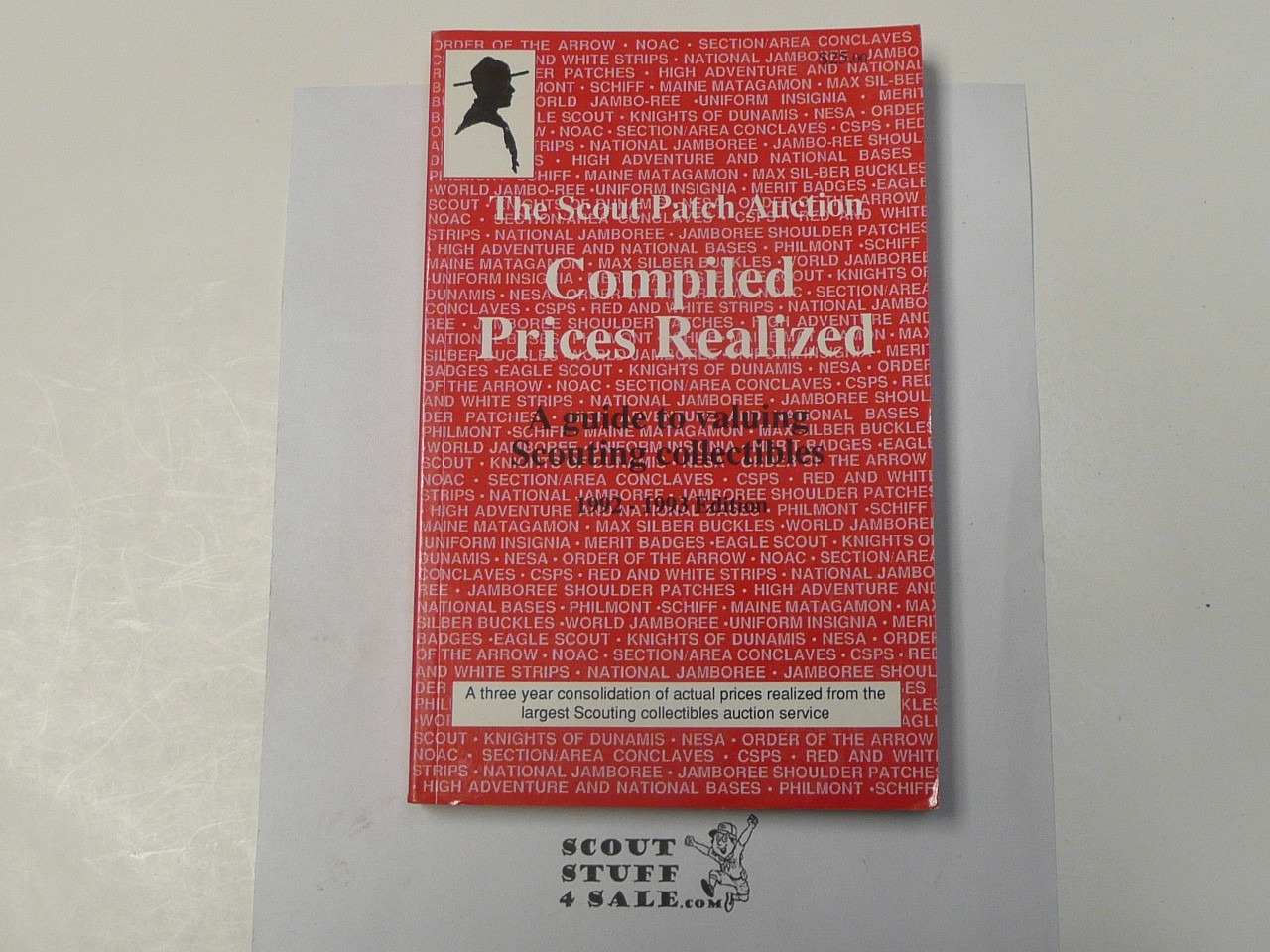 1992-1993 The Scout Patch Auction Compiled Prices Realized Book