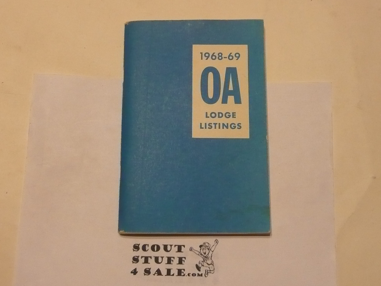 1968-69 OA (Order of the Arrow) Lodge Listing Book