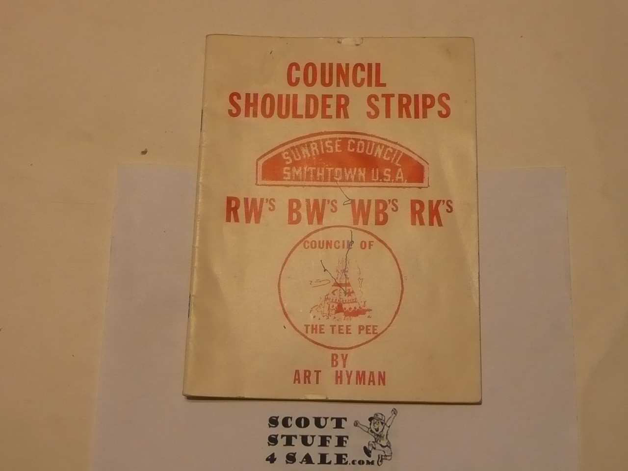 Council Shoulder Strips, By Art Hyman, 1979 Printing