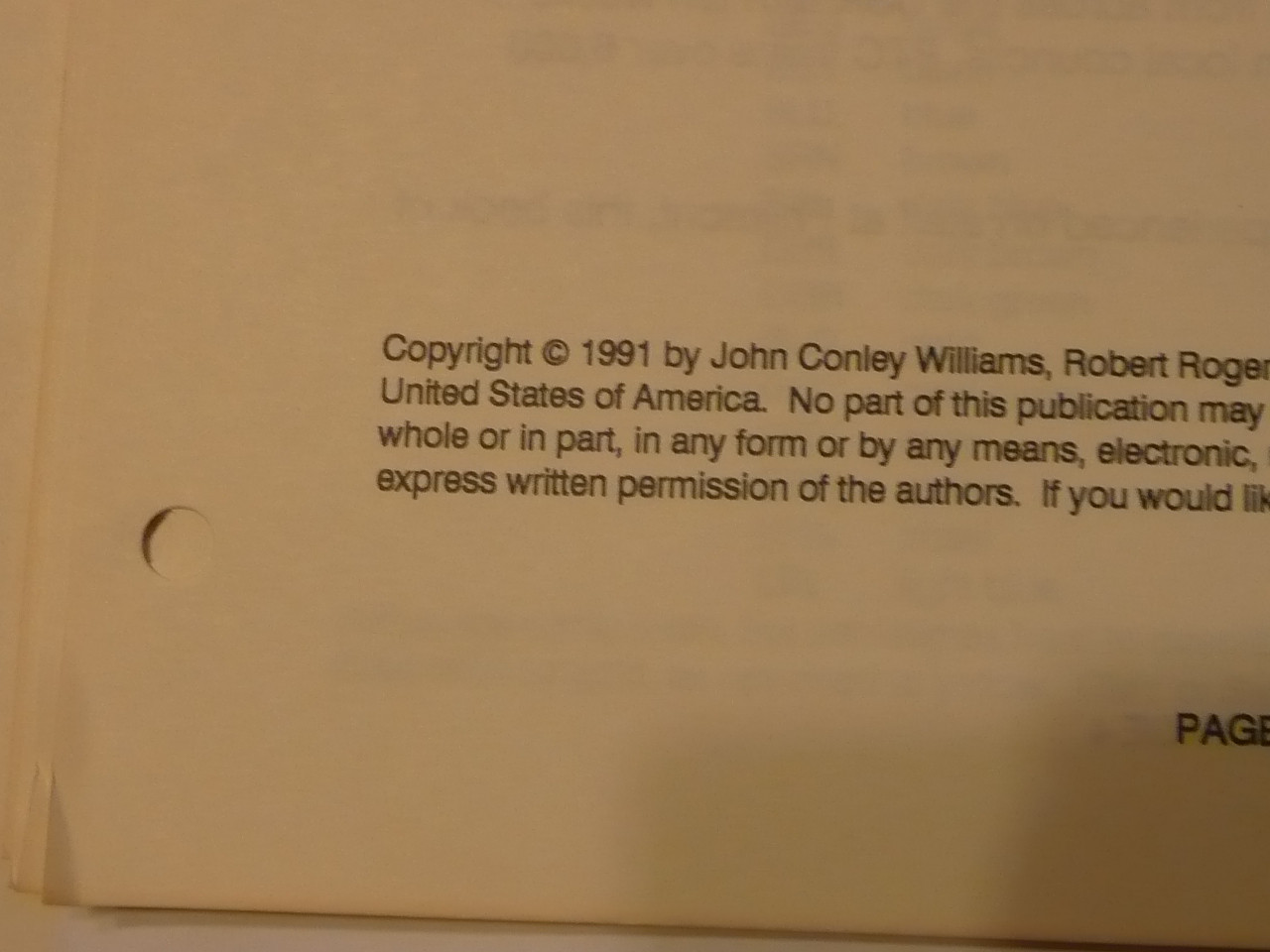 Philmont Insignia, by Williams and Rogers, 1991 printing