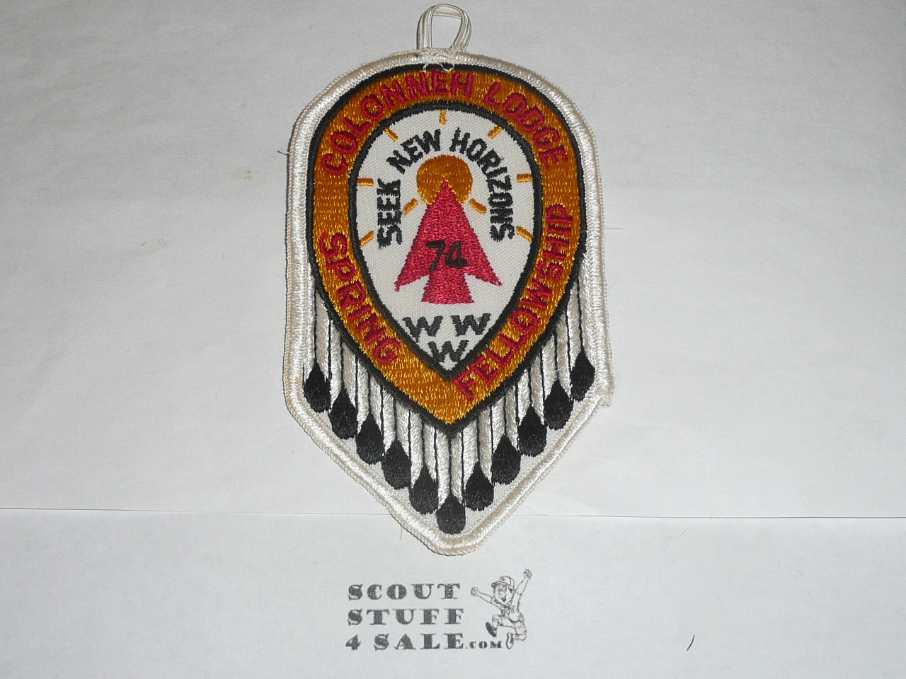 Order of the Arrow Lodge #137 Colonneh 1974 Spring Fellowship Patch
