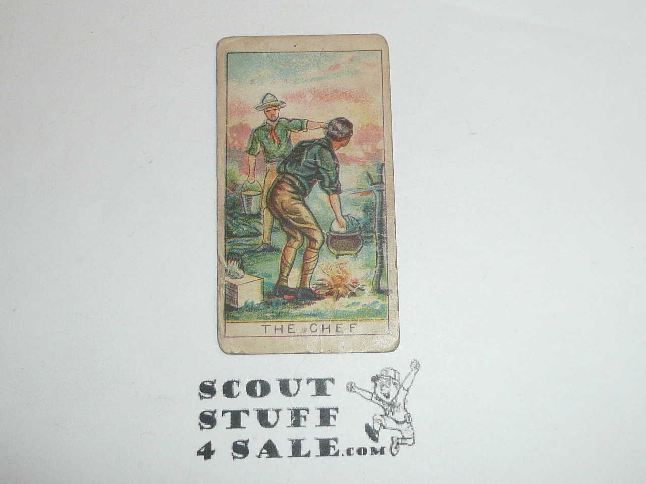 Fisher Candy Company, Philadelphia Pa, Boy Scout Card Series of 24, The Chef, 1910