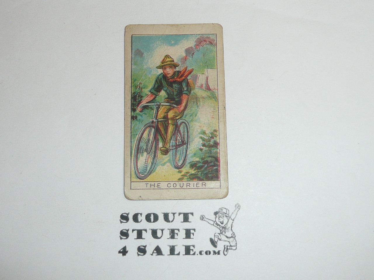 Fisher Candy Company, Philadelphia Pa, Boy Scout Card Series of 24, The Courier, 1910
