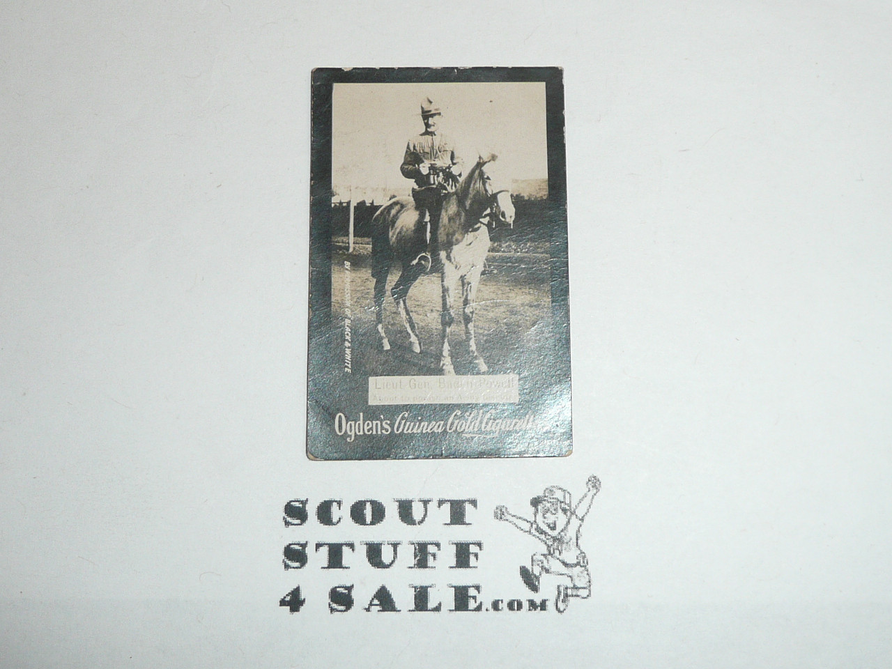 Ogden's Guinea Gold Cigarettes, Lieut. Gen. Baden Powell on horse
