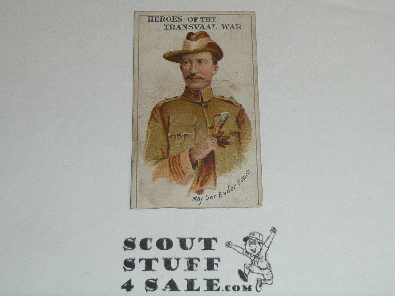 Salmon & Gluckstein Ltd Cigarette Premium Card, Heroes of the Transvaal War Series, Major-General Baden-Powell