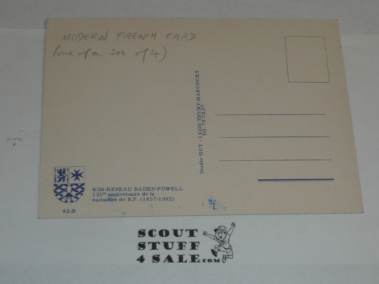 French postcard of  Robert Baden Powell