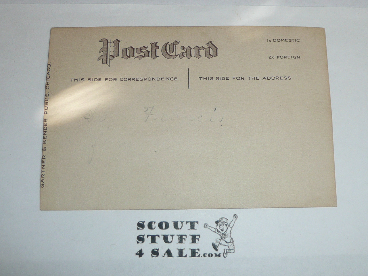 Teens Boy Scout Postcard, A Scout remembers that he is to do at least one good turn every day