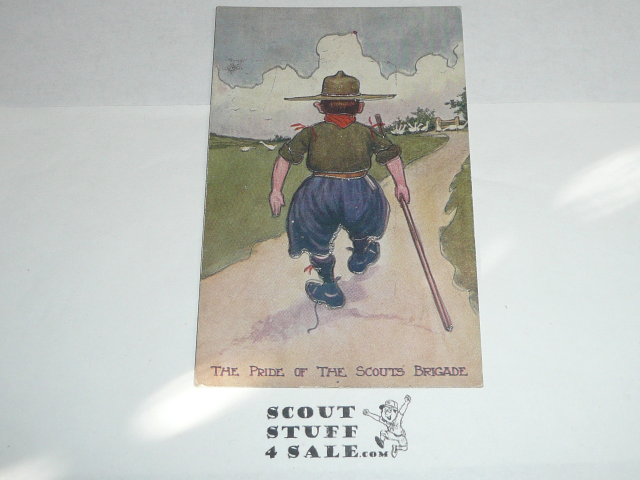 Teens British Boy Scout Postcard, The Pride of the Scouts Brigade