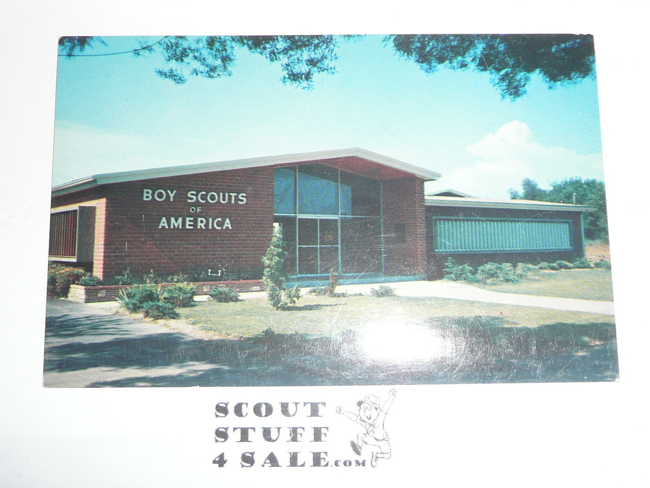 San Fernando Valley Council Boy Scouts of America 1970's Headquarters Postcard