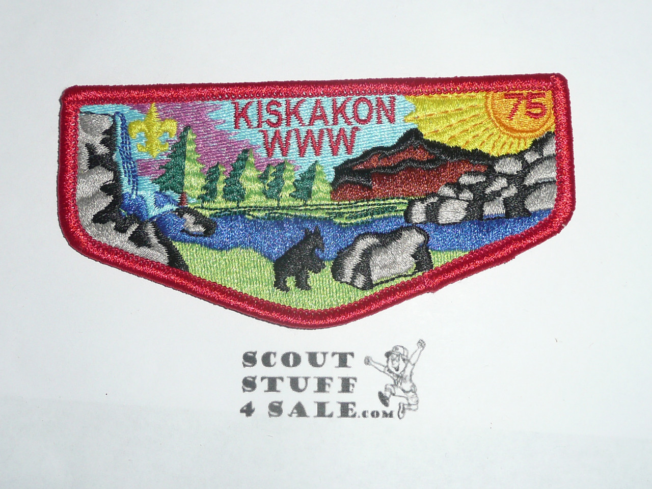 Order of the Arrow Lodge #75 Kiskakon s4 Flap Patch