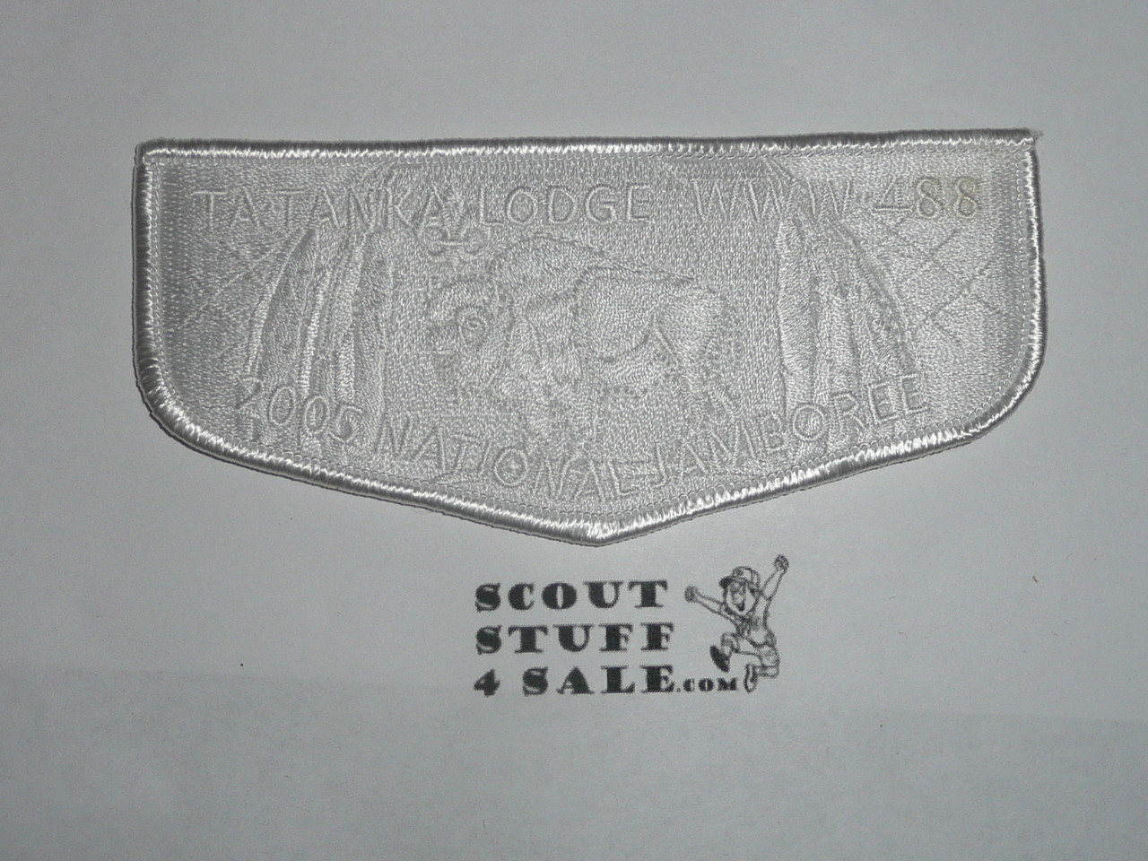 Order of the Arrow Lodge #488 Ta Tanka 2005 National Jamboree Flap Patch, Ghost