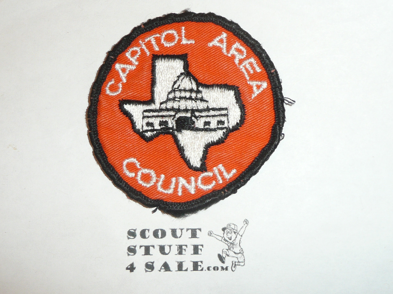 Scarce Capitol Area Council Patch (CP), Boy Scouts, sewn
