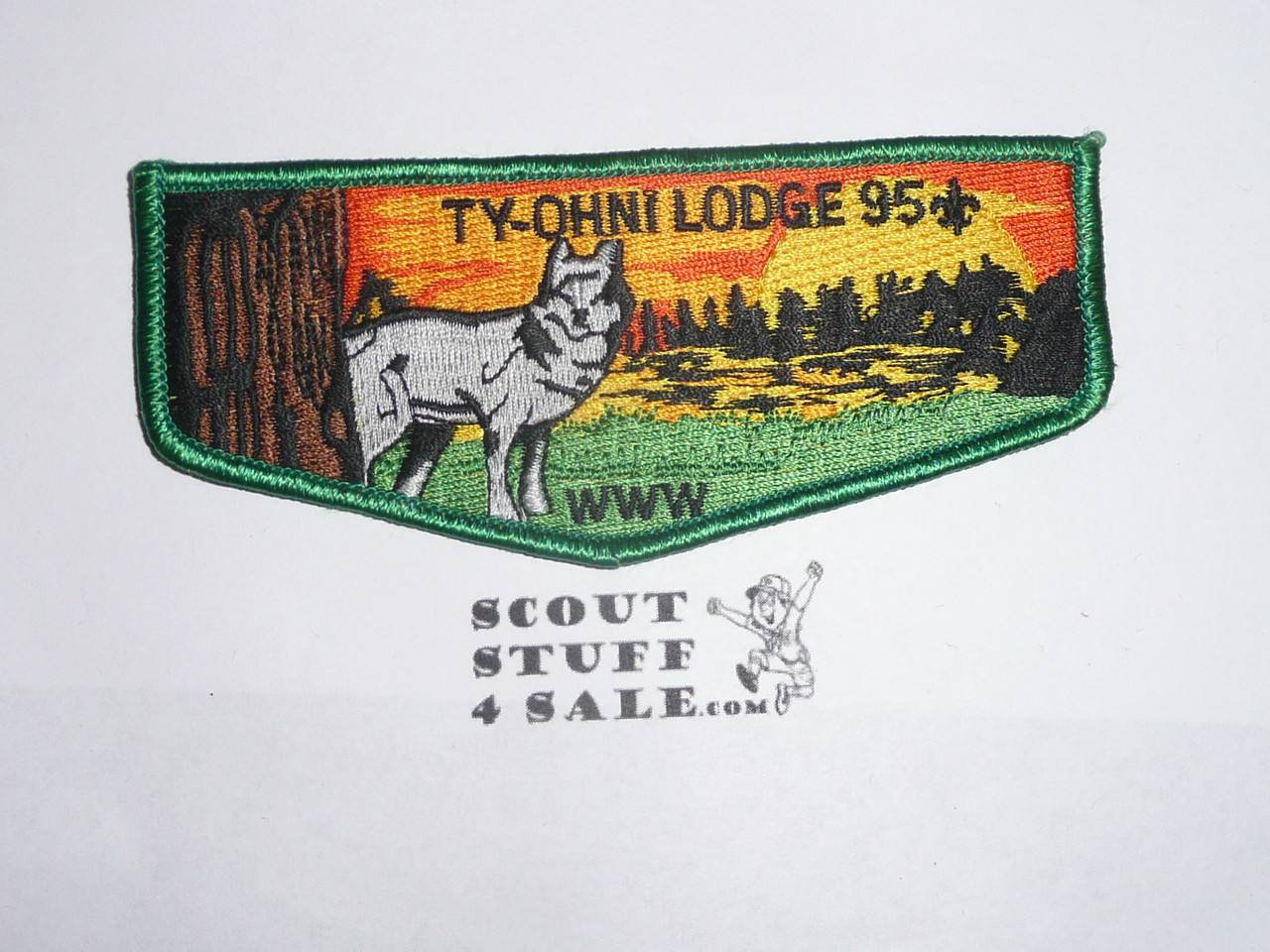 Order of the Arrow Lodge #95 Ty-Ohni s20 Flap Patch