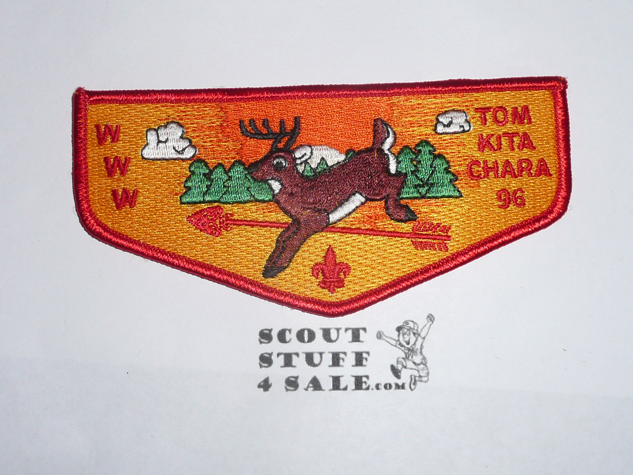 Order of the Arrow Lodge #96 Tom Kita Chara s16 Flap Patch