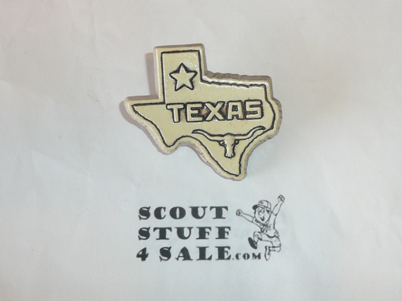 Philmont Scout Ranch Plaster Neckerchief Slide, Texas