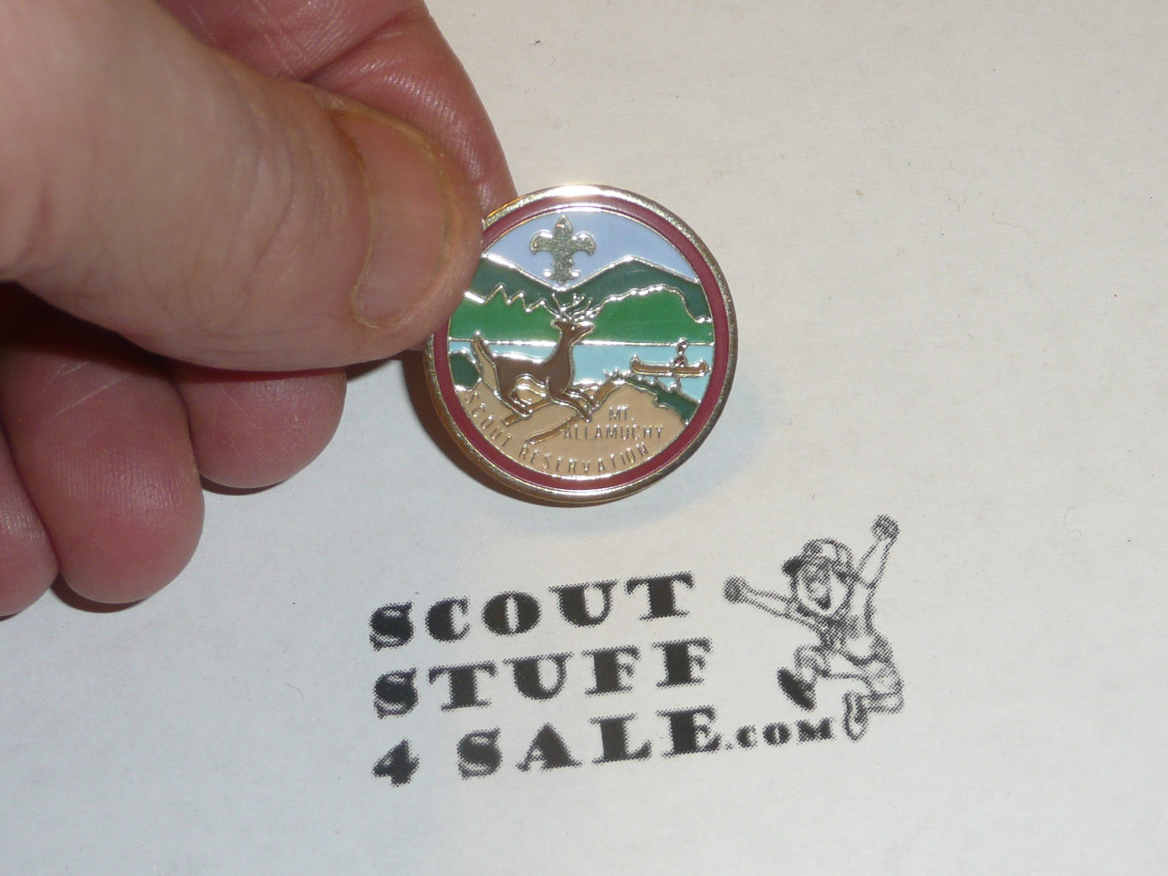 Mt. Allamuchy 1980's Pin, Boy Scouts