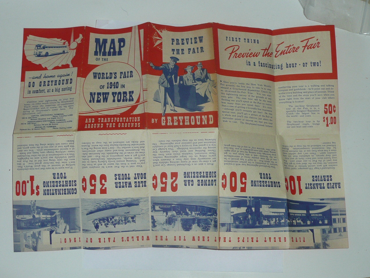 1940 New York World's Fair Map