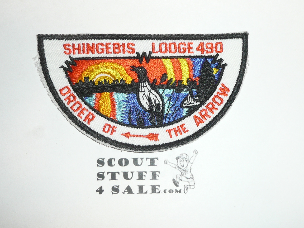 Order of the Arrow Lodge #490 Shingebis f1 First Flap Patch