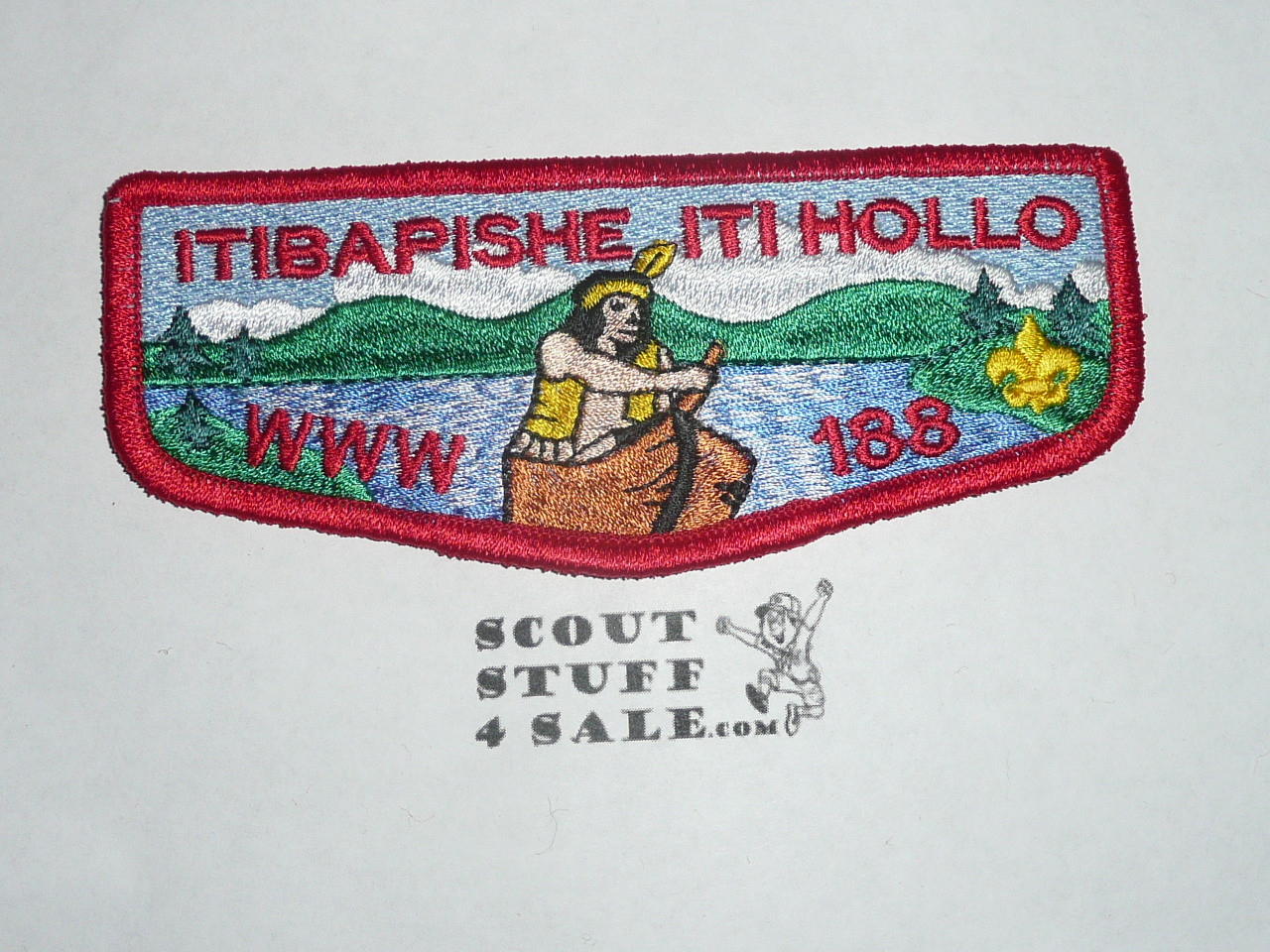 Order of the Arrow Lodge #188 Iti Bapishe Iti Hollo s13 Flap Patch