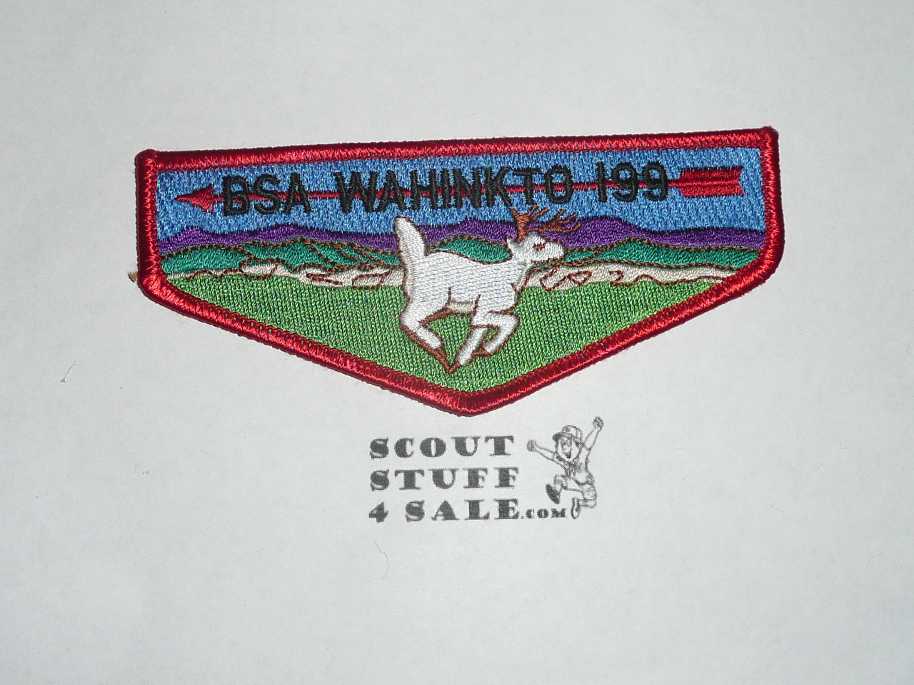 Order of the Arrow Lodge #199 Wahinkto s7 Flap Patch