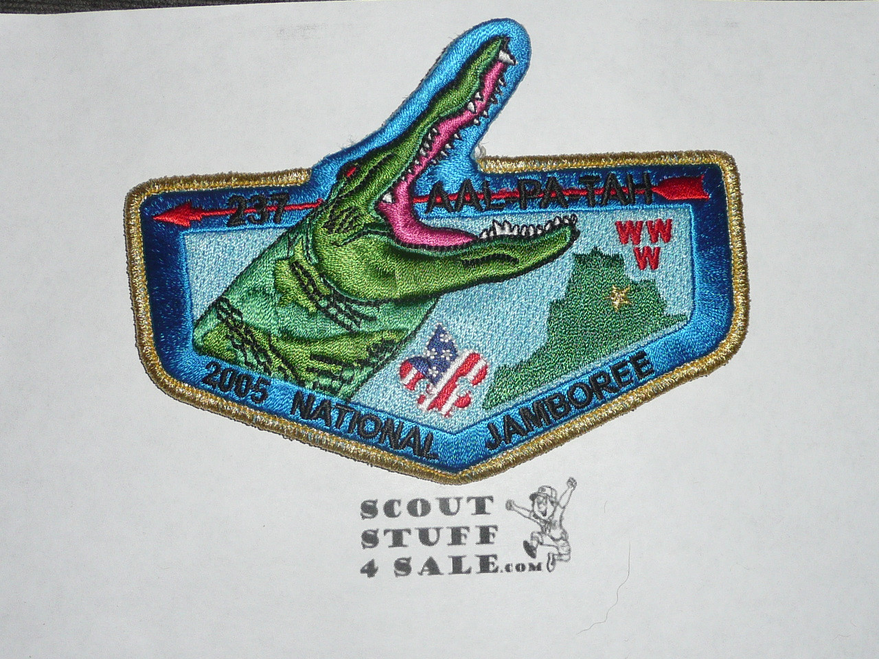 Order of the Arrow Lodge #237 Aal-Pa-Tah s84 2005 National Jamboree Flap Patch