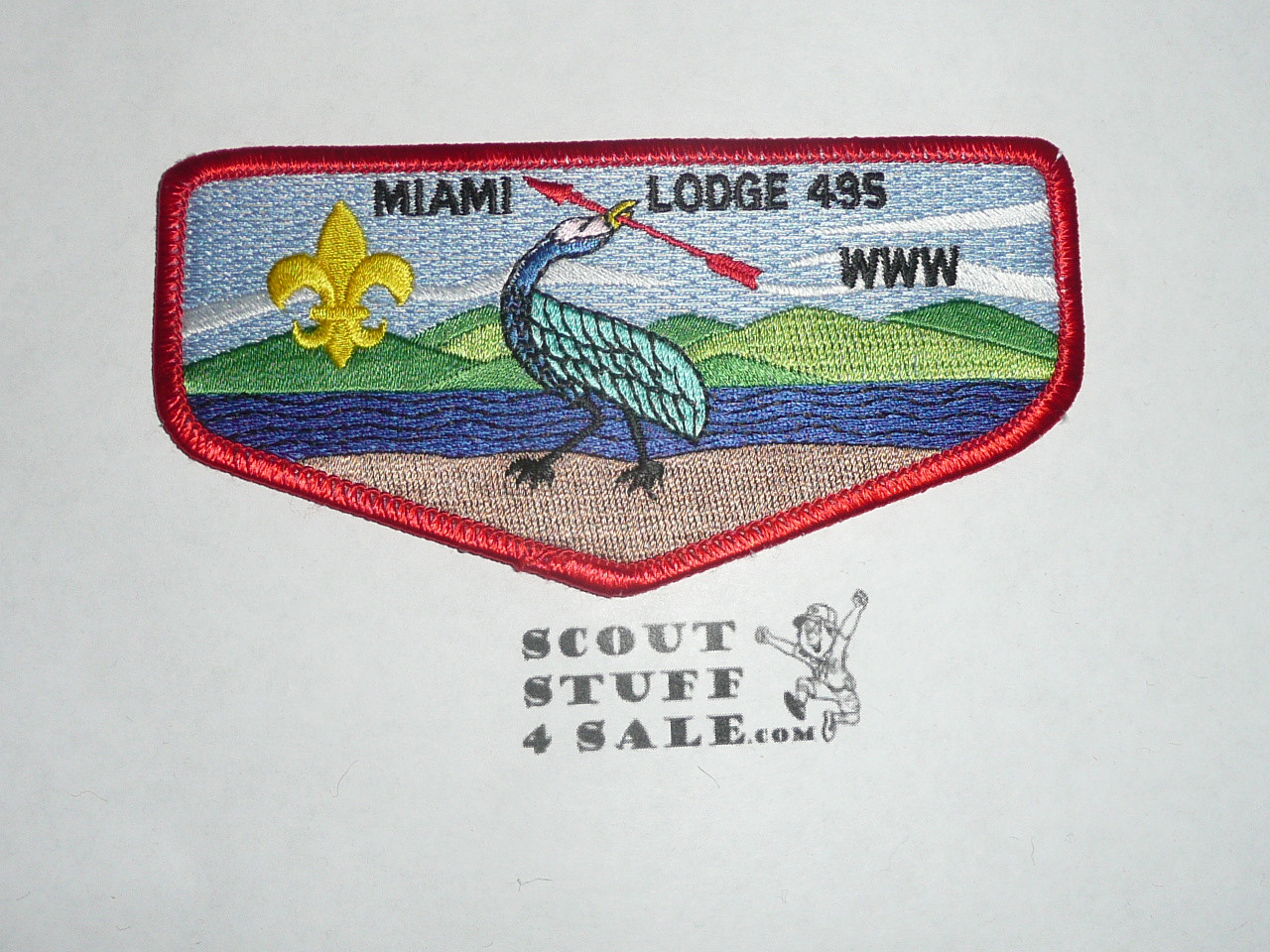 Order of the Arrow Lodge #495 Miami s21 Flap Patch