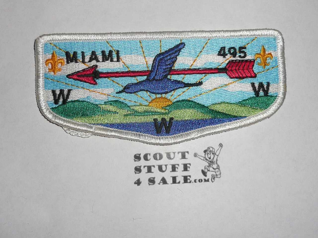 Order of the Arrow Lodge #495 Miami s13 Flap Patch