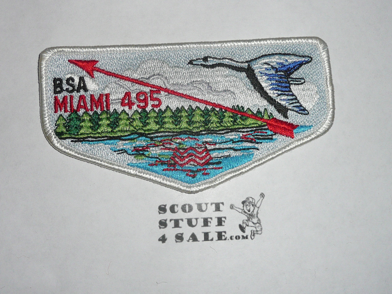 Order of the Arrow Lodge #495 Miami s7 Flap Patch