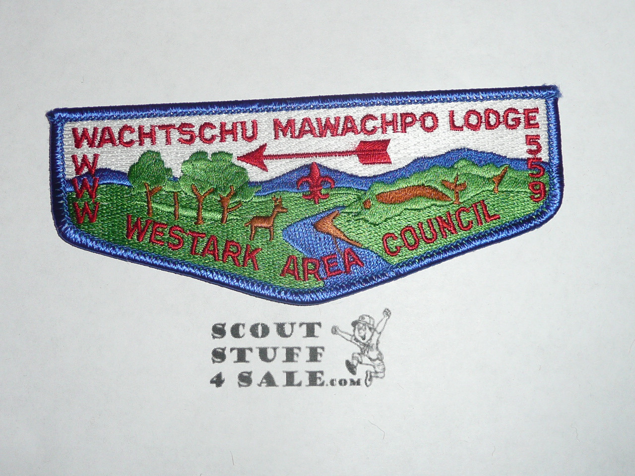 Order of the Arrow Lodge #559 Wachtschu Mawachpo s9 Flap Patch