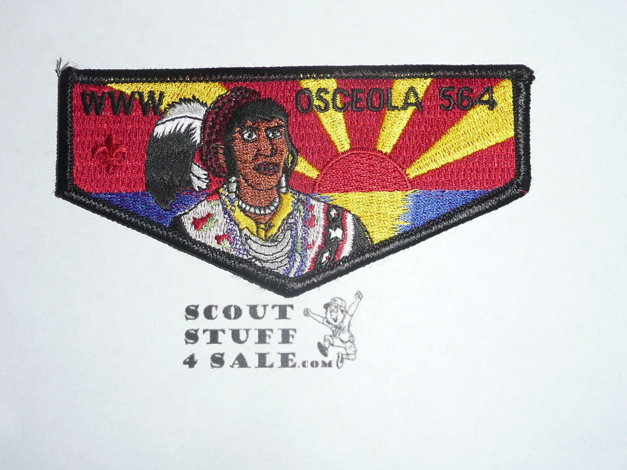 Order of the Arrow Lodge #564 Osceola s20 Flap Patch