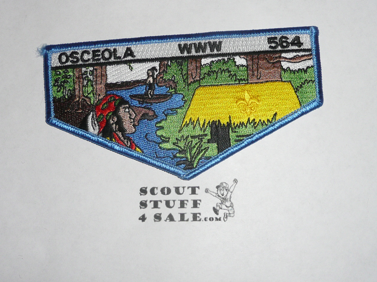 Order of the Arrow Lodge #564 Osceola s25 Flap Patch