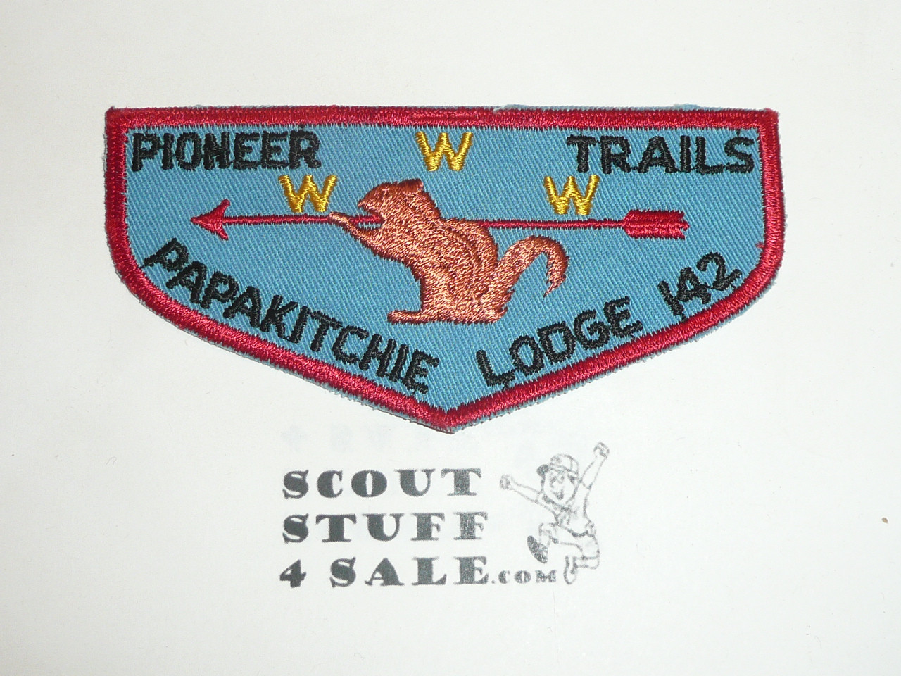 Order of the Arrow Lodge #142 Papakitchie f1 First Flap Patch