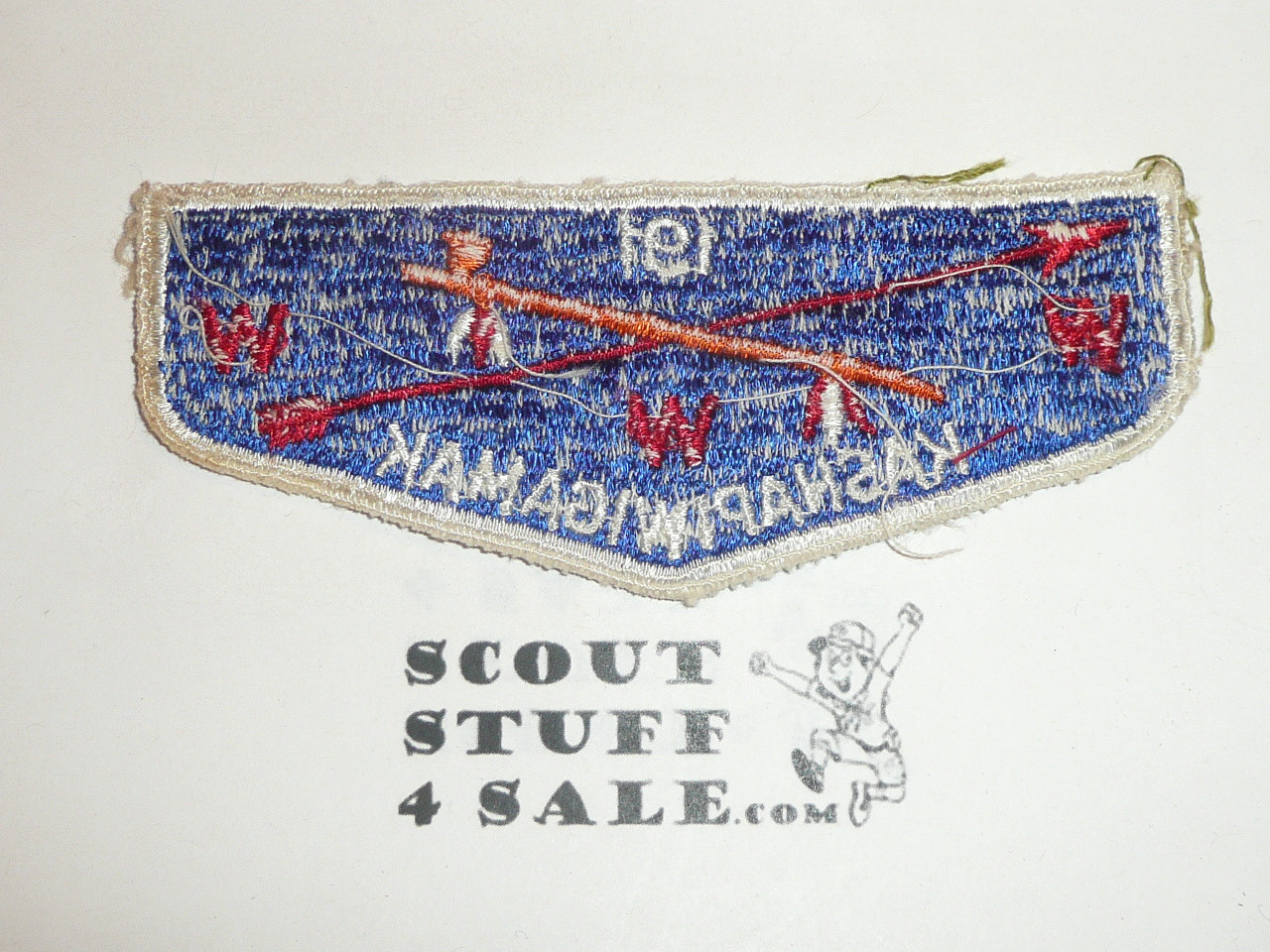 Order of the Arrow Lodge #191 Kashapiwigamak s1 Flap Patch, lite use