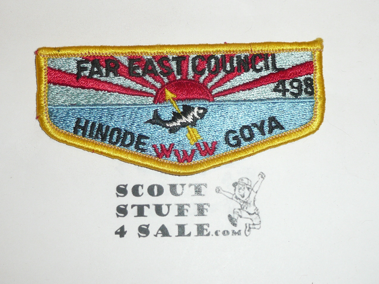 Order of the Arrow Lodge #498 Hinode Goya s17 Flap Patch
