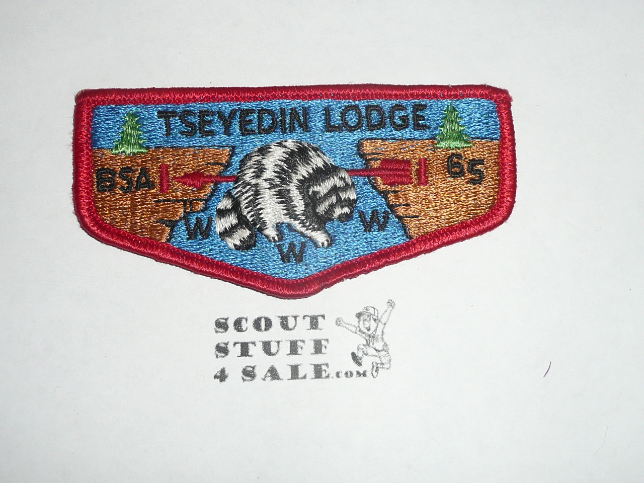 Order of the Arrow Lodge #65 Tseyedin s9 Flap Patch