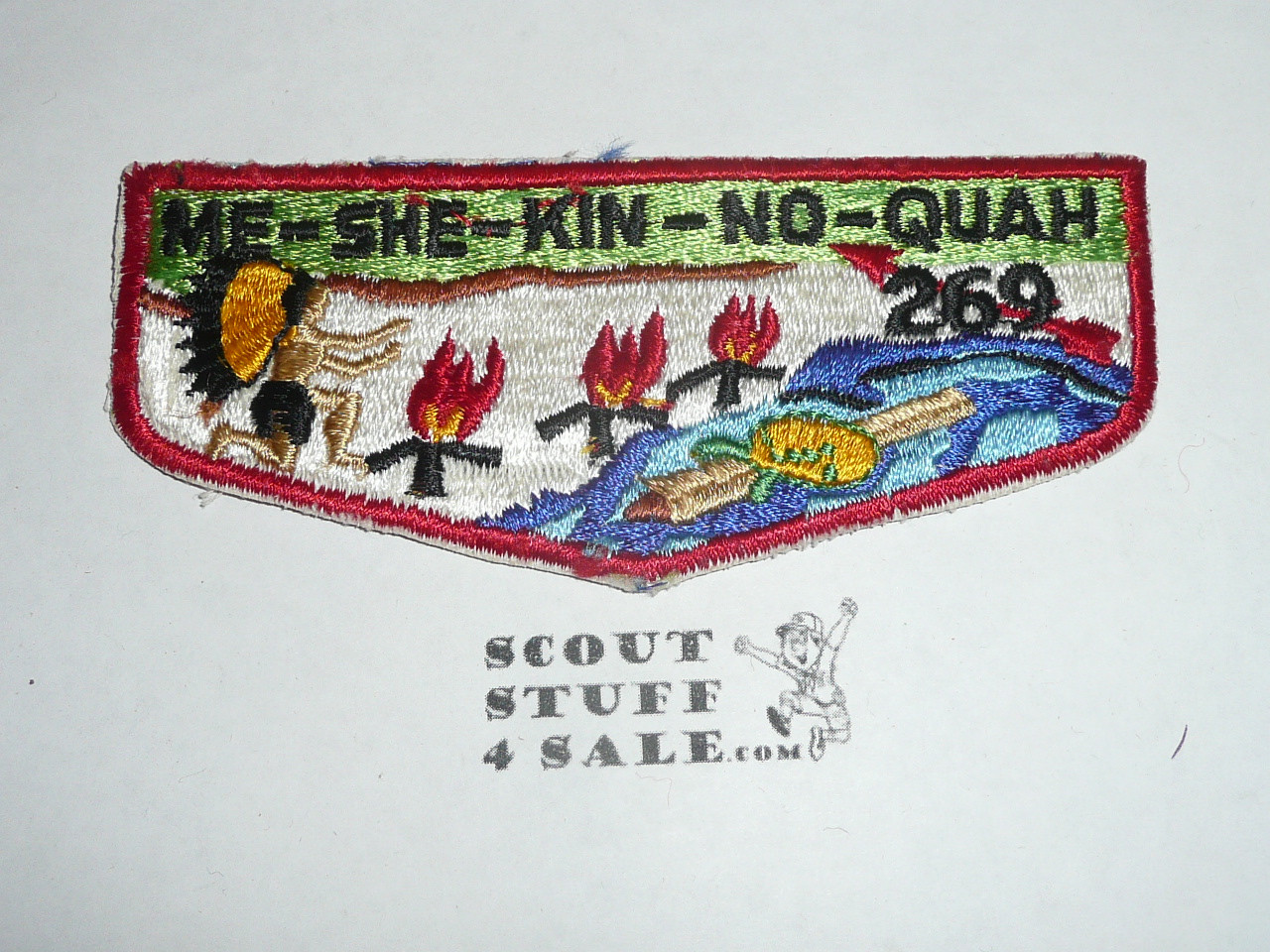 Order of the Arrow Lodge #269 Me-She-Kin-No-Quah s3 Flap Patch