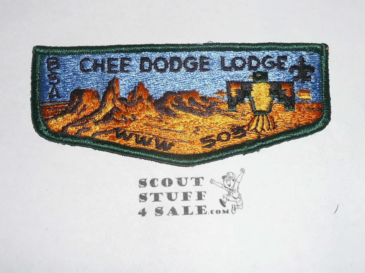 Order of the Arrow Lodge #503 Chee Dodge s3b Flap Patch