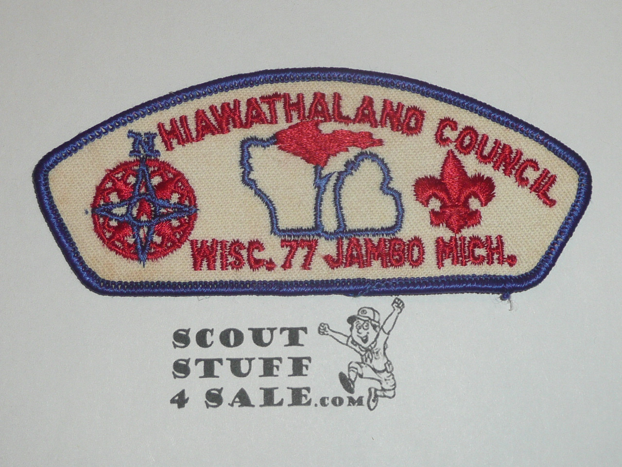 1977 National Jamboree JSP - Hiawathaland Council, twill