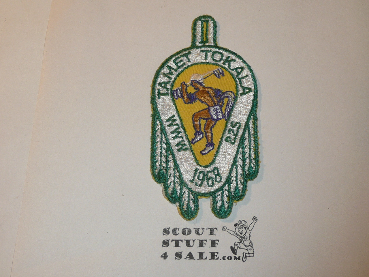 Order of the Arrow Lodge #225 Tamet 1968 Tokala Patch